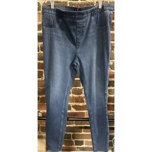 Spanx Blue Jean Jeggings Size XL